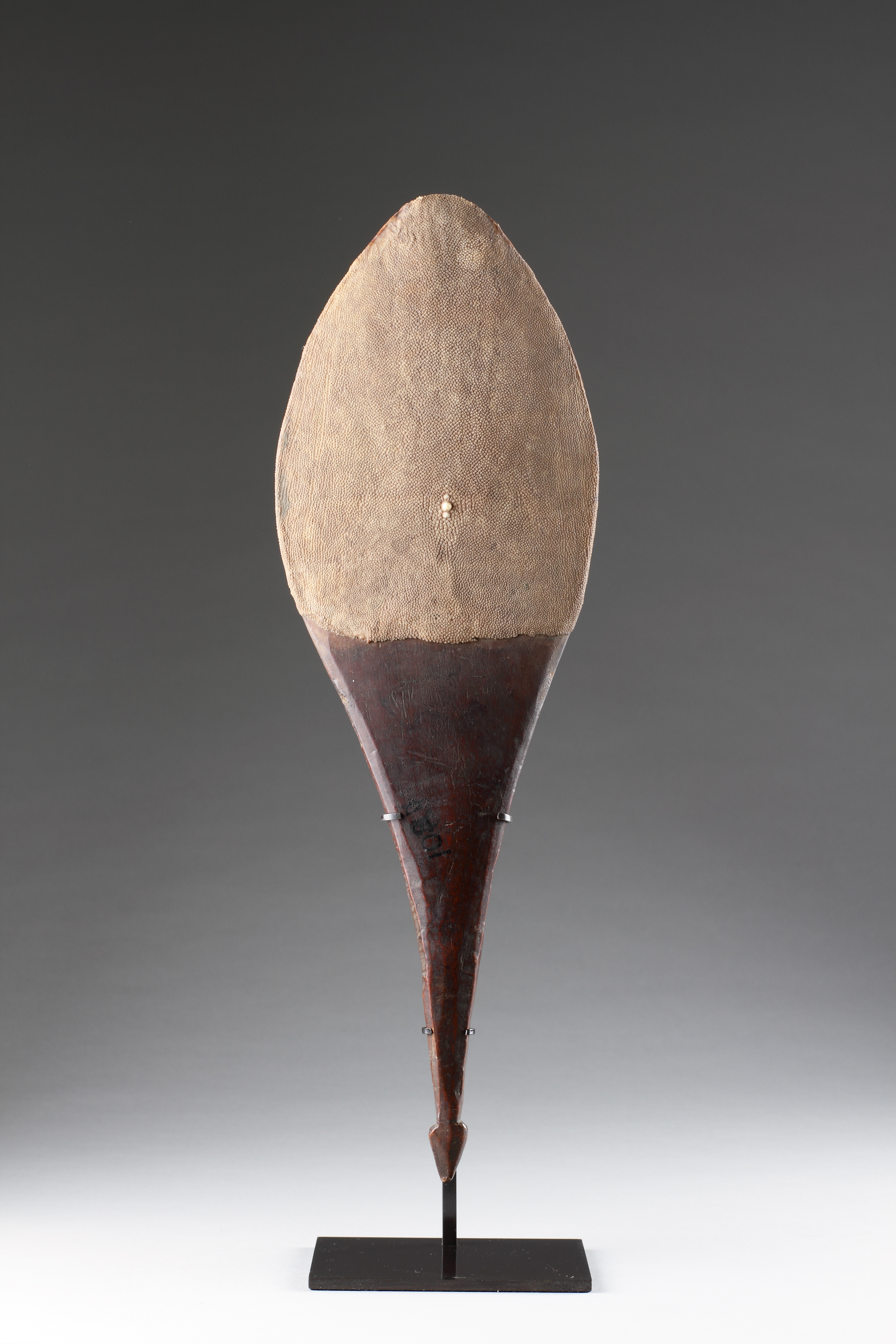 Solomon Islands Santa Cruz Temotu Province Stingray Skin and Wood Rasp